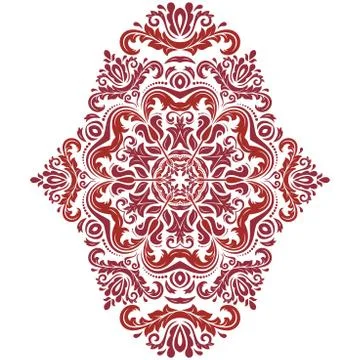 Orient Abstract Vector Pattern 스톡 일러스트