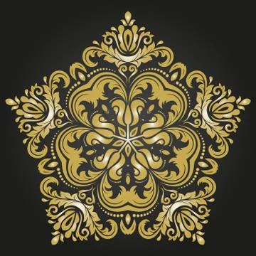 Orient Abstract Vector Pattern イラスト素材