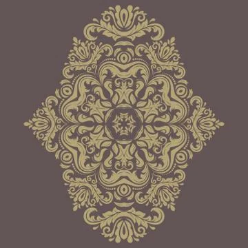 Orient Abstract Vector Pattern 스톡 일러스트