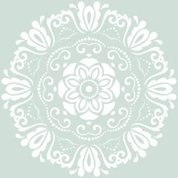 Orient Abstract Vector Pattern Stock Illustration