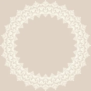 Orient Abstract Vector Pattern 스톡 일러스트