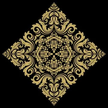 Orient Abstract Vector Pattern Stock Illustration