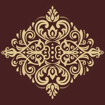 Orient Abstract Vector Pattern Illustrazione stock