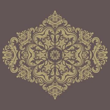 Orient Abstract Vector Pattern Stock Illustration