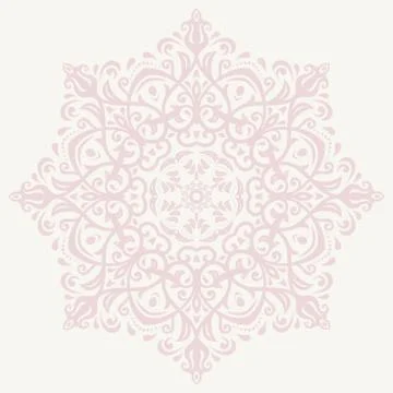 Orient Abstract Vector Pattern 스톡 일러스트