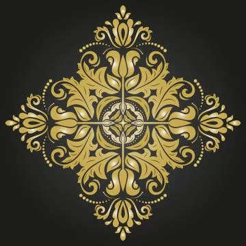 Orient Abstract Vector Pattern Stock Illustration