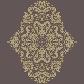 Orient Abstract Vector Pattern 스톡 일러스트