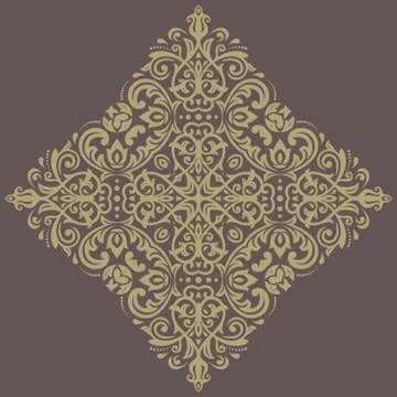 Orient Abstract Vector Pattern イラスト素材