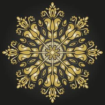 Orient Abstract Vector Pattern Stock Illustration