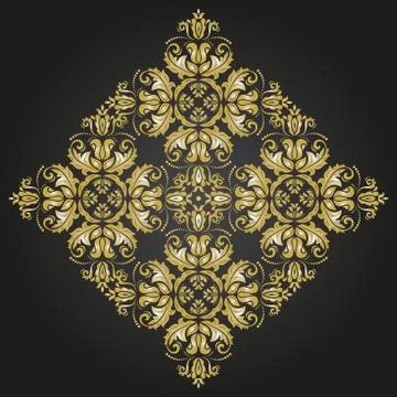 Orient Abstract Vector Pattern Stock Illustration