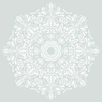 Orient Abstract Vector Pattern Stock Illustration