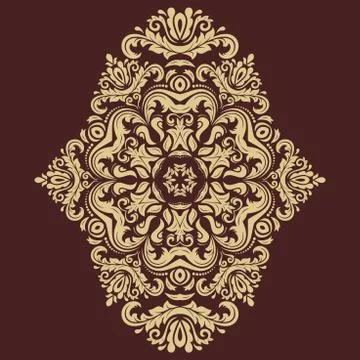 Orient Abstract Vector Pattern Stock Illustration