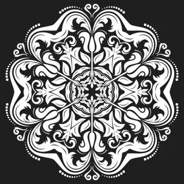 Orient Abstract Vector Pattern Stock Illustration