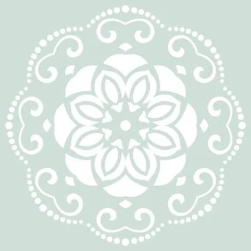 Orient Abstract Vector Pattern Stock Illustration