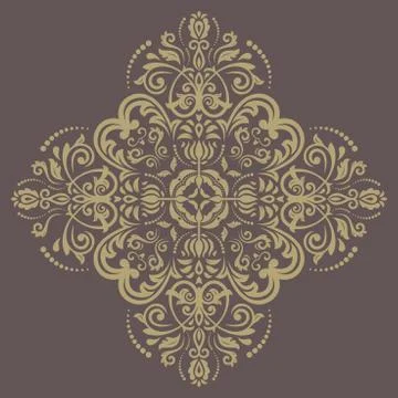 Orient  Pattern. Abstract Background Stock Illustration