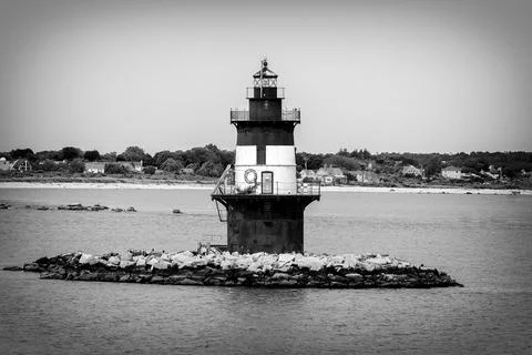 Orient Point Lighthouse Stock Photos