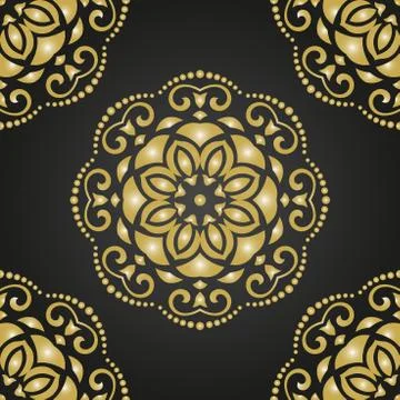 Orient Seamless  Pattern. Abstract Background Illustrazione stock