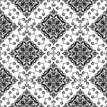 Orient Seamless  Pattern. Abstract Background Stock Illustration