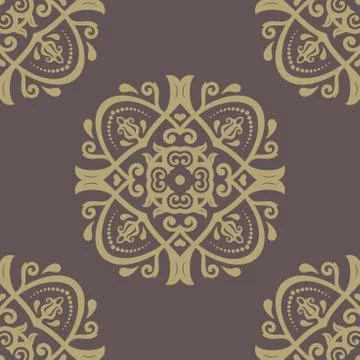 Orient Seamless  Pattern. Abstract Background Stock Illustration