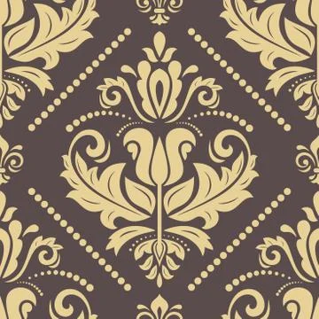 Orient Seamless Vector Background Illustrazione stock