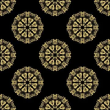 Orient Seamless Vector Background Stock Illustration