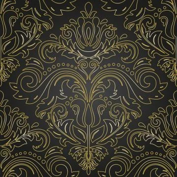 Orient Seamless Vector Background Stock Illustration