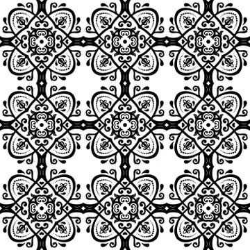 Orient Seamless Vector Pattern. Abstract Background Stock Illustration