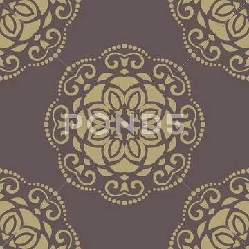 Orient Seamless Vector Pattern. Abstract Background Stock Illustration