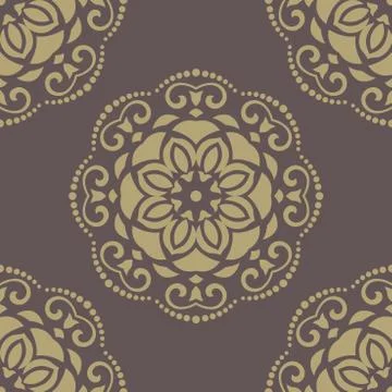 Orient Seamless Vector Pattern. Abstract Background Stock Illustration