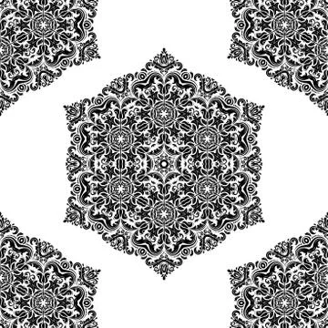 Orient Seamless Vector Pattern. Abstract Background イラスト素材