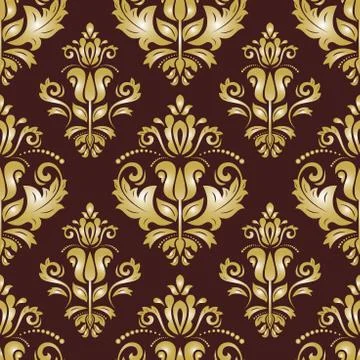 Orient Seamless Vector Pattern. Abstract Background Illustrazione stock