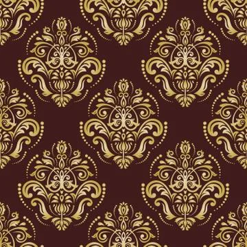 Orient Seamless Vector Pattern. Abstract Background Stock Illustration