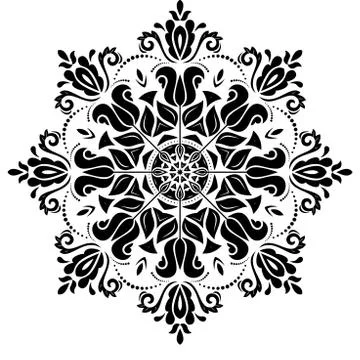 Orient Vector Pattern. Abstract Background Stock Illustration