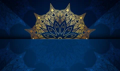 Oriental abstract hand drawn style green colorful luxury gradient mandala Stock Illustration