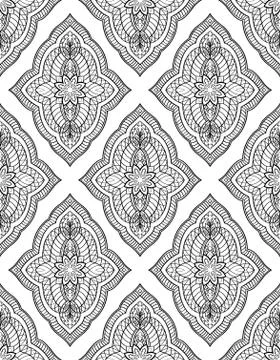 Oriental abstract ornament. Stock Illustration