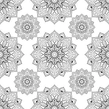Oriental abstract ornament. Stock Illustration