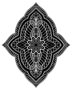 Oriental abstract ornament. Stock Illustration