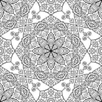 Oriental abstract ornament. Stock Illustration