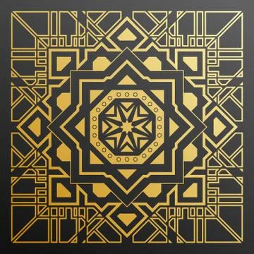 Oriental abstract ornament Stock Illustration