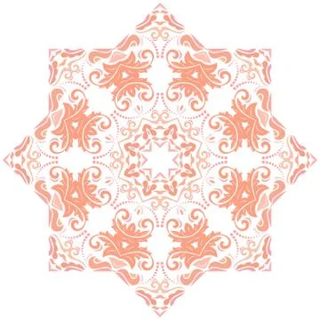 Oriental Abstract  Pattern Stock Illustration