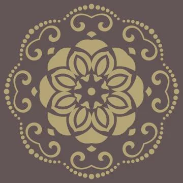 Oriental Abstract  Pattern Stock Illustration