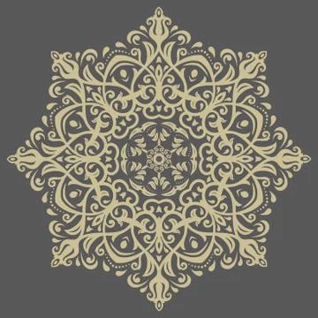 Oriental Abstract  Pattern Stock Illustration