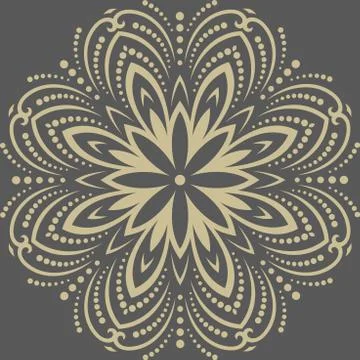 Oriental Abstract  Pattern Stock Illustration