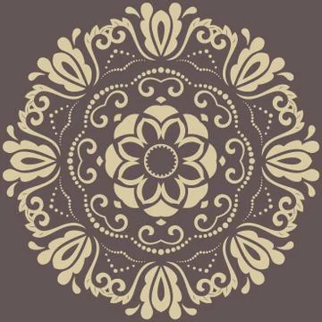 Oriental Abstract Pattern Stock Illustration