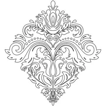 Oriental Abstract Pattern Stock Illustration