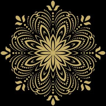 Oriental Abstract Pattern 스톡 일러스트