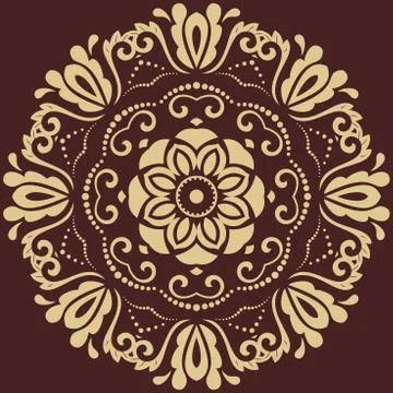 Oriental Abstract Pattern 스톡 일러스트