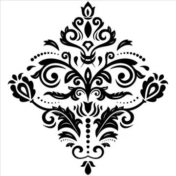 Oriental Abstract Pattern Stock Illustration