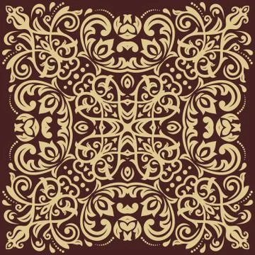 Oriental Abstract Pattern イラスト素材