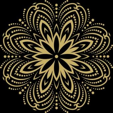 Oriental Abstract Pattern Illustrazione stock